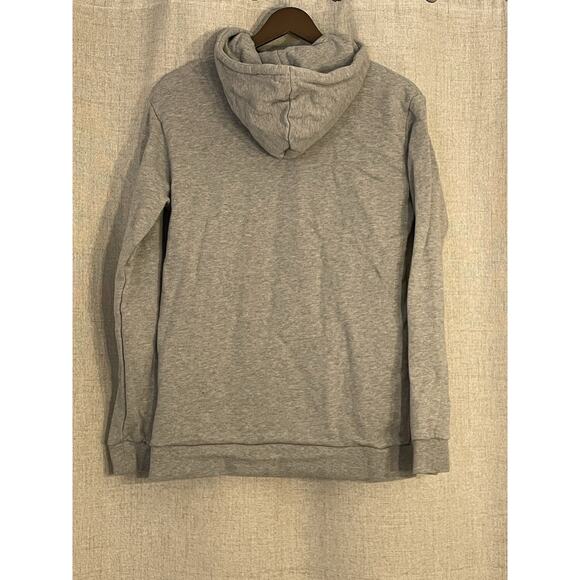 Adidas Sweater Womens XS Gray Logo Pullover Hoodie Sweatshirt - Picture 3 of 4
